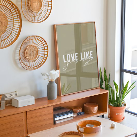 イエス・クリスチャンのようなオリーブの愛 ポスター