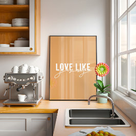 イエス・クリスチャンのようなマスタード愛 ポスター