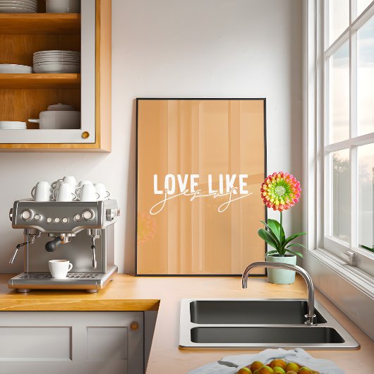 イエス・クリスチャンのようなマスタード愛 ポスター