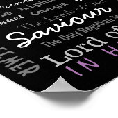 イエス・クリスチャンの力強い名前 ポスター (角)