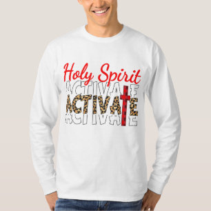 イエス・クリスチャン聖霊が私に宗教を発動 Tシャツ