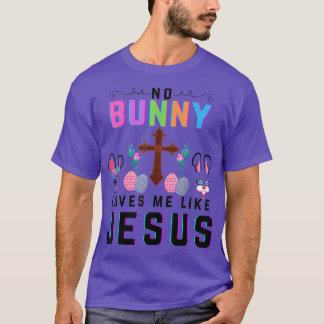 イエス・クリスチャン・イーストのように愛するバニーおもしろいはいない Tシャツ