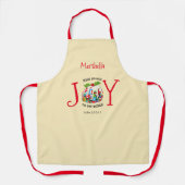 イエス | クリスチャン | 世界に対する喜び | クリスマス エプロン (正面)