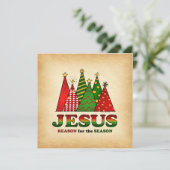 イエス・クリスマス・ツリー シーズンカード (スタンド正面)