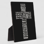 イエス・クロスの名前 フォトプラーク (側面)