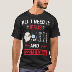 イエス・クロステッチングが必要 Tシャツ
