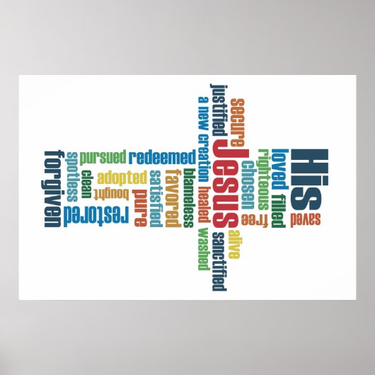 イエス・クロス ポスター (正面)