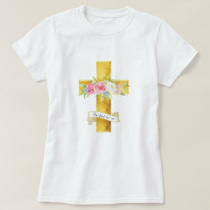 イエス・クロス、彼は私たちのために死んだ – Tシャツ