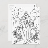 イエス・グッド・シェパード ポストカード (正面/裏面)