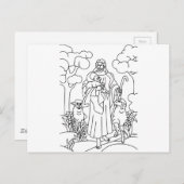 イエス・グッド・シェパード ポストカード (正面/裏面)