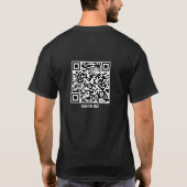 イエス・コンデムネーション・クラッシャー 自己否定QR Tシャツ (裏面)