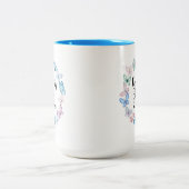 イエス&コーヒー大マグカップによって燃料 ツートーンマグカップ (中央)