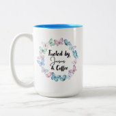 イエス&コーヒー大マグカップによって燃料 ツートーンマグカップ (左)