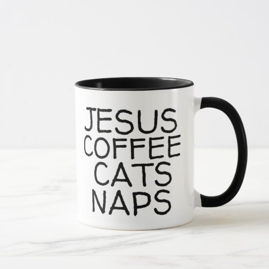 イエス コーヒー 猫 昼寝 猫 コーヒーマグ マグカップ (右)