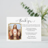 イエス·サリック·ハートお悔やみを述べる サンキューカード (スタンド正面)