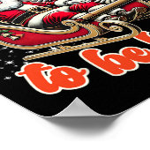 イエス・サンタクロース・キリストを取り戻す季節 ポスター (角)