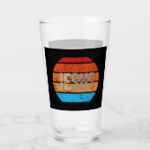 イエス・ザ・ウェイ・ザ・トゥルース・ザ・ライフ レトロな夕焼け タンブラーグラス (正面)