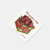 イエス・ザ・パーフェクト・ギフト・クリスマス スタンダードカクテルナプキン (角)