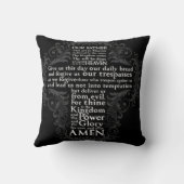 イエス・ザ・ロードの祈りの言葉パーソナライズされた贈り物 クッション (裏面)