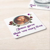 イエス スクエアペーパーコースター (アングル)