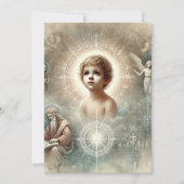 イエス・スクラップブックの印刷可能な聖書の予言 招待状 (正面)