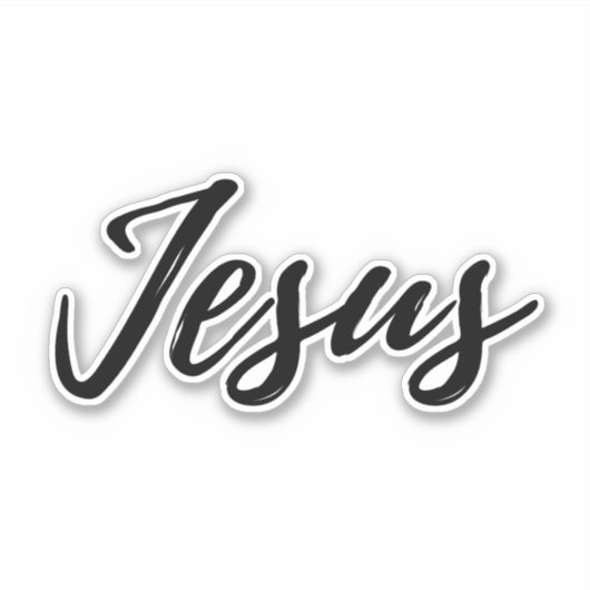 イエス – ステッカー シール (正面)