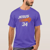 イエス - スポーツ34 - キリスト教 Tシャツ (正面)