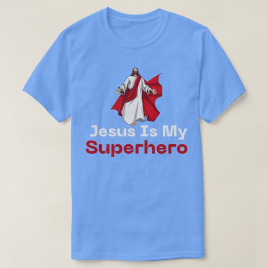 イエス・スーパーヒーロー Tシャツ (デザイン正面)