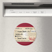 イエス・チェック救クリスチャンが全額を支払う マグネット (インサイチュ (食洗機))