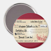 イエス・チェック救クリスチャンが全額を支払う マグネット (正面/裏面)