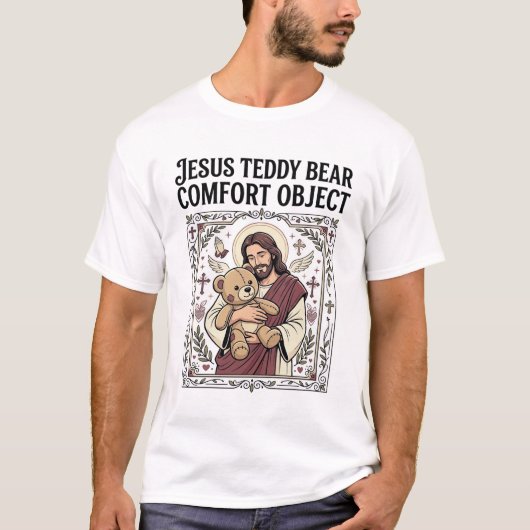 イエス テディベア 安心お守り イエス テディベア C Tシャツ (正面)