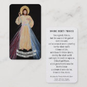 イエス・ディバイン・マーシー・カトリック宗教祈りの言葉 プレイスカード (正面/裏面)