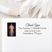 イエス・ディバイン・慈悲ありがとう ラベル (インサイチュ)