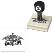 イエス・ディバイン・慈悲天使の宗教線アート ラバースタンプ (押印)