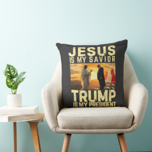 イエス・トランプ - イエス様はわたしの主なる救世主 クッション