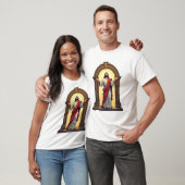 イエス・ドアウェイ・ライト・ヴィンテージ彫刻Tシャツ Tシャツ (ユニセックス)