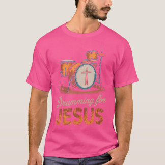 イエス・ドラムの打楽器パーカッショニストとドラマー Tシャツ