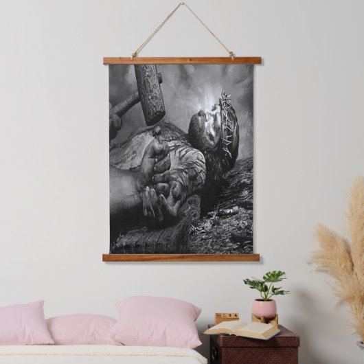 イエス・ネイル 吊り下げ型タペストリー (寝室)