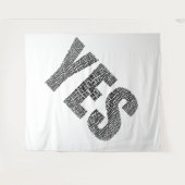 イエス ノー タペストリー (正面(横))