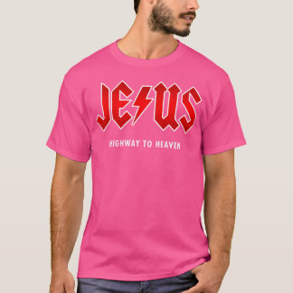 イエス – ハイウェイから天国-懸命ロッカーデヴォウトChr Tシャツ