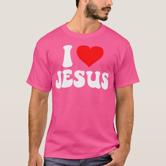 イエス・バイブル・キリストが大好き Tシャツ (正面)