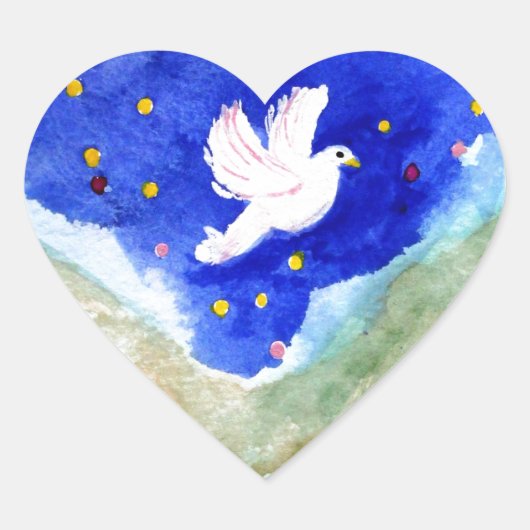 イエス・バプテスマ ハートシール (正面)