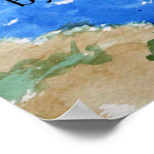 イエス・バプテスマ ポスター (角)