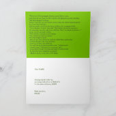 イエス・ヒーリング・クリスチャンGet Well Card カード (内部)