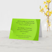 イエス・ヒーリング・クリスチャンGet Well Card カード (黄色い花)