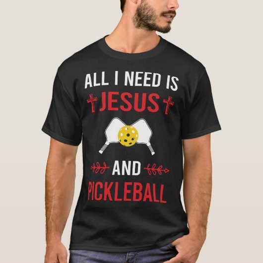 イエス・ピックボールが必要 Tシャツ (正面)