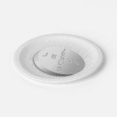 イエス・ピル – 信仰祈神のクリスチャンの愛を望む ペーパープレート (アングル)