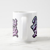 イエス・ファースト・ピンクスとプルプル ジャンボコーヒーマグカップ (裏面)