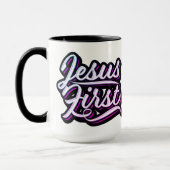 イエス・ファースト・ピンクスとプルプル マグカップ (左)