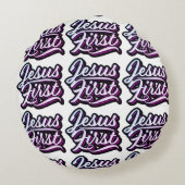 イエス・ファースト・ピンクスとプルプル ラウンドクッション (裏面)